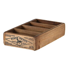 小物収納 ダルトン DULTON WOODEN BOX FOR BUSINESS CARDS NAT ウッデン ボックス 木製 （ 小物入れ 収納ケース 収納ボックス ボックス ケース 仕切あり 小物 道具入れ 整理整頓 整理 ヴィンテージ感 DIY風 ）