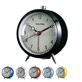 目覚まし時計 アラームクロック ALARM CLOCK （ アナログ 時計 置時計 インテリア 雑貨 クロック とけい おしゃれ アラーム ベル 電池式 卓上 小型 ）