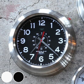 掛け時計 幅40.5cm BRISTOL 時計 DULTON ダルトン 大きい 大き目 おしゃれ （ 送料無料 掛時計 壁掛け 壁掛け時計 クロック ウォールクロック シンプル スチール アナログ ）