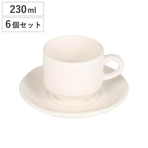 Jbv&\[T[ 230ml LAND STACKING CUP  SAUCER 6Zbg i Jbv \[T[ dqWΉ H@Ή I[uΉ R[q[Jbv  R[q[  g JtF Vv }OJb