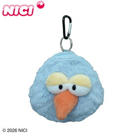 NICI ミニポーチ ハチドリ フィギュア （ ニキ ポーチ カラビナ付き コインケース 小物入れ ぬいぐるみ マスコット キーホルダー バード 雑貨 グッズ ストラップ キーリング プレゼント ギフト かわいい おしゃれ 中学生 高校生 ）