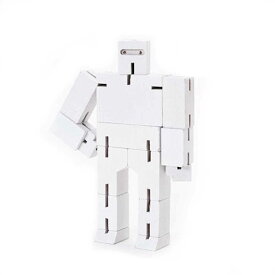 おもちゃ AREAWARE キューボットスモール 木製 知育 （ 知育玩具 木 木製キューブ キューブ ブロック 木のおもちゃ 木製玩具 玩具 ロボット 子ども 男の子 女の子 指先トレーニング 創造力 思考力 インテリア ）