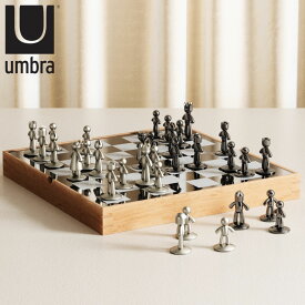 オブジェ バディ チェスセット （ チェス インテリア 高級 ボードゲーム スチール プレゼント ギフト おもちゃ 駒 セット 飾る 飾り 遊べる 雑貨 玩具 ゲーム 頭脳戦 脳トレ おしゃれ かわいい 人型 ）