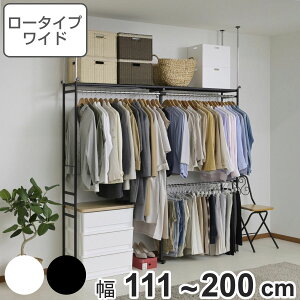 �˂����� �n���K�[���b�N ���[�^�C�v ���C�h ��111�`200cm ���s30cm �X���� �i ���ς� �|�[���n���K�[ ���[ �N���[�[�b�g �I ���b�N ���ω׏d108kg �N���[�[�b�g�n���K�[ �˂����胉�b�N �V�� 