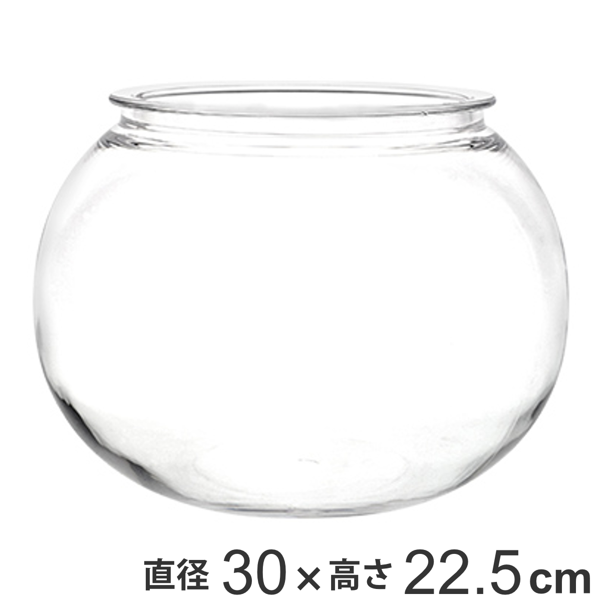 楽天市場】花瓶 割れないガラス PV球形 直径30×高さ22.5cm （ 花びん