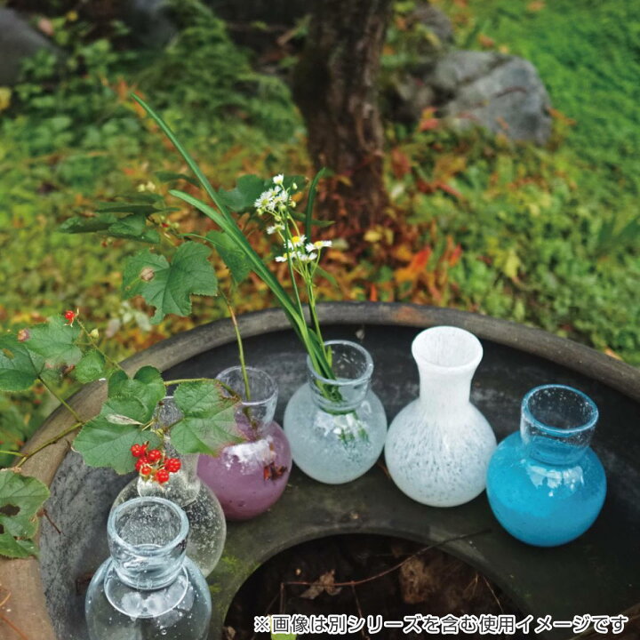 楽天市場】花瓶 DGニキュガラス ガラス 直径9.5×高さ14.5cm スプラッター模様 ガラス花瓶
