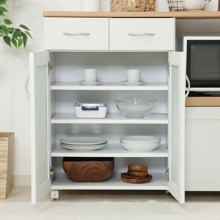 楽天市場】キッチンカウンター 幅120cm フレンチカントリー調 スライド 