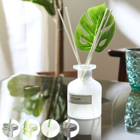 リードディフューザー イルクオーレ 100ml （ ディフューザー アロマディフューザー ガラス 芳香剤 箱入り モンステラ スティック ルームフレグランス アロマ フレグランス 香り 寝室 玄関 おしゃれ シンプル インテリア ）