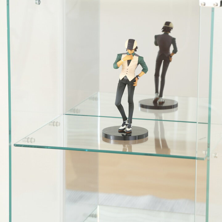 楽天市場】ガラスコレクションケース 幅39cm 4段 ショーケース 