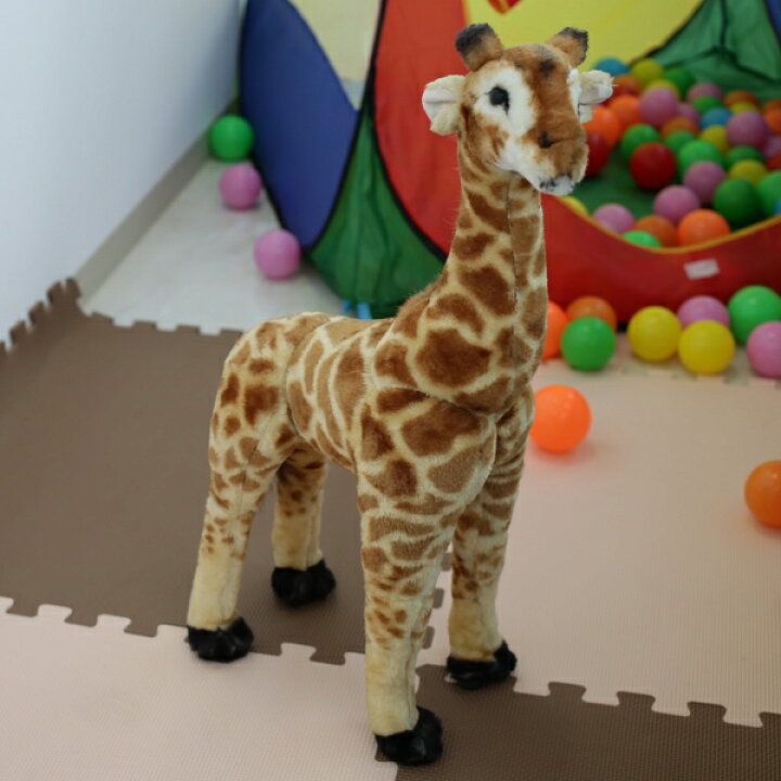 楽天市場】キリン オブジェ 高さ62cm ぬいぐるみ 人形 インテリア 子供 