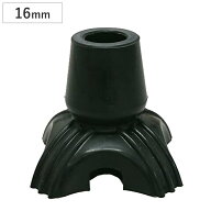 杖先ゴム 16mm 4点DXミニ WB5155 （ 杖 替えゴム 先ゴム ステッキ つえ ツエ 杖用 ゴム 交換 交換用 ブラ…