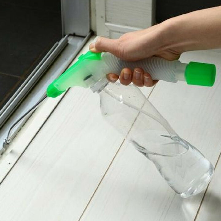 楽天市場 加圧式 ペットボトル専用 スプレーノズル 霧吹き ミスト 隙間 お掃除 ガーデニング 水やり リビングート 楽天市場店