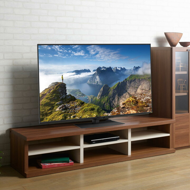 楽天市場】テレビ台 ローボード 木目調 オープンタイプ LV 約幅 