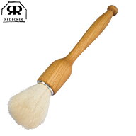 Redecker レデッカー ほこり取り 優しく掃除ブラシ 19cm 山羊毛 （ 山羊毛ブラシ 木製 小さい コレクショ…