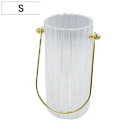 花瓶 welms. カームベース Calm Vase S （ 花ビン 花びん 花器 ベース フラワーベース フラワー 花 飾る 花入れ ガラス ガラス製 クリア 透明 ゴールド 持ち手付き おしゃれ 一輪挿し ）