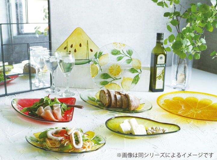 楽天市場】プレート glaffe Wm Plate R （ 23.2cm ウォーターメロン 