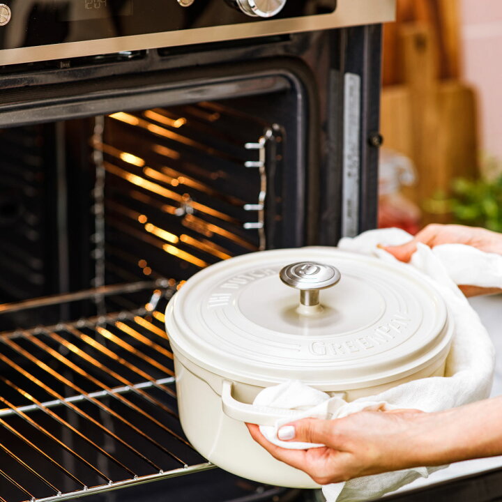 楽天市場】GREEN PAN ココット 22cm IH対応 フェザーウェイト 両手鍋 