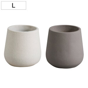 植木鉢 モノクローム エッグポット L ( ポット プラントポット セメントポット 鉢 穴あき プランター セメント スタンド 置く 植物 観葉植物 多肉 サボテン 園芸 直植え ガーデニング エクス