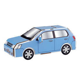 工作キット ダンボール製 hacomo kids ぺったんシリーズ コンパクトカー （ ダンボール 段ボール 車 貯金箱 おもちゃ 工作 ペーパークラフト 子ども キッズ 組み立て 手作り キット 組立 作る 簡単 お絵描き ）
