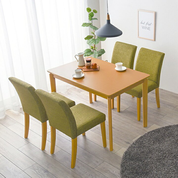 楽天市場】ダイニングセット 5点セット 幅110cm ナチュラル テーブル  