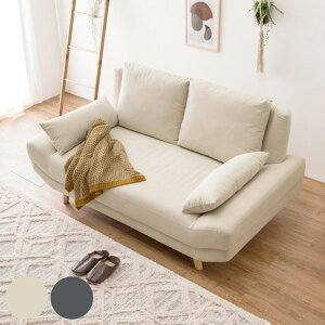 ソファ 二人掛け 幅170cm ファブリック 座面 広い 脚付き ローソファ クッション ( 開梱設置 送料無料 2人掛け リビングソファ 2人用ソファ 広め 脚 取り外し フロアソファ 2人用 おしゃれ 2人