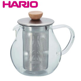 ハリオ ティーポット 450ml 耐熱ガラス TPC-45HSV （ HARIO 電子レンジ対応 ティーピッチャー 紅茶ポット ストレーナー 茶こし ティーサーバー 紅茶 ガラスティーポット おしゃれ お茶用品 ティーウェア 茶器 広口 ガラス ）