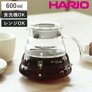 HARIO �n���I �R�[�q�[�T�[�o�[ V60 �O���X�T�[�o�[ 600 �N���A XGSR-60-TB �i �K���X �ϔM�K���X ���{�� �d�q�����W�Ή� �H��@�Ή� 2�`5�t�p 700ml ������� �V���v�� �j