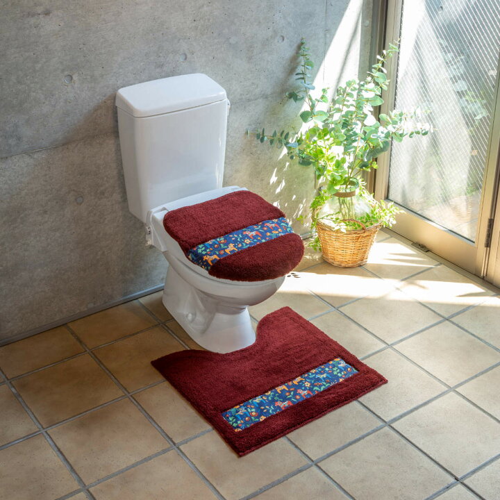 楽天市場】トイレマット ダーラヘスト 55×60cm （ トイレ マット 抗菌 