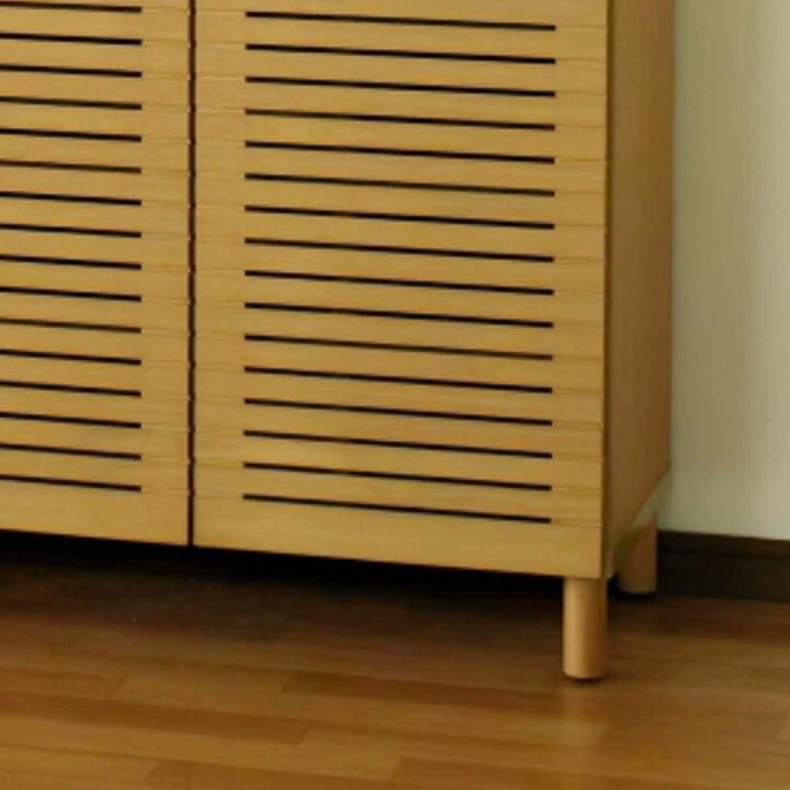 楽天市場】シューズキャビネット 幅110cm 約20足収納 天然木 完成品 