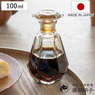 廣田硝子 復刻醤油差し ガラス製 江戸切子 日本製 （ しょうゆ差し 100ml 醤油さし 醤油入れ ガラス 醤油…