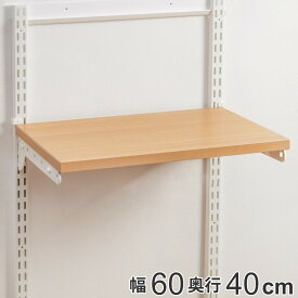 壁面収納 棚 幅60cm 奥行40cm フィットラック TSセット 木目ホワイト （ 送料無料 棚板 木製 DIY 収納 可動棚 オープンラック 収納ラック 収納棚 収納スペース 有効活用 壁掛け ラック 棚受け ウォールシェルフ 見せる収納 ）