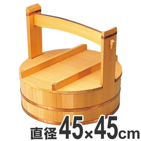 楽天市場おかもち 木製 尺5寸 岡持 取っ手付き 桶 業務用  送料
