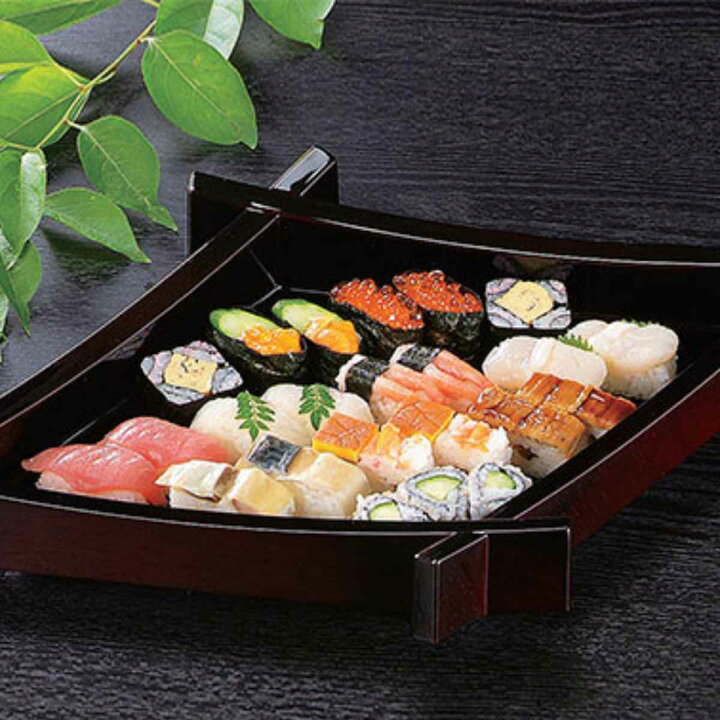 楽天市場】盛器 木製 中 松葉盛込器 黒天朱 目皿付 盛り皿 皿 食器 
