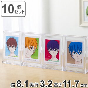 J[hfBXvCP[X 10Zbg 8.1×s3.2×11.7cm NA i J[hP[X  [ J[h ʐ^ fBXvC [P[X یX[u J[h ObY  RNV