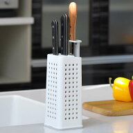 包丁スタンド ナイフスタンド 3本収納 （ 包丁立て プラスチック 日本製 キッチン収納 縦置き 3本 包丁差…