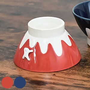 茶碗 飯椀 富士登り ( 日本製 陶磁器 波佐見焼 食洗機対応 電子レンジ対応 お茶碗 碗 おしゃれ かわいい 夫婦 カップル ライスボウル ご飯茶碗 米 うつわ 器 食器 11cm 富士山 )