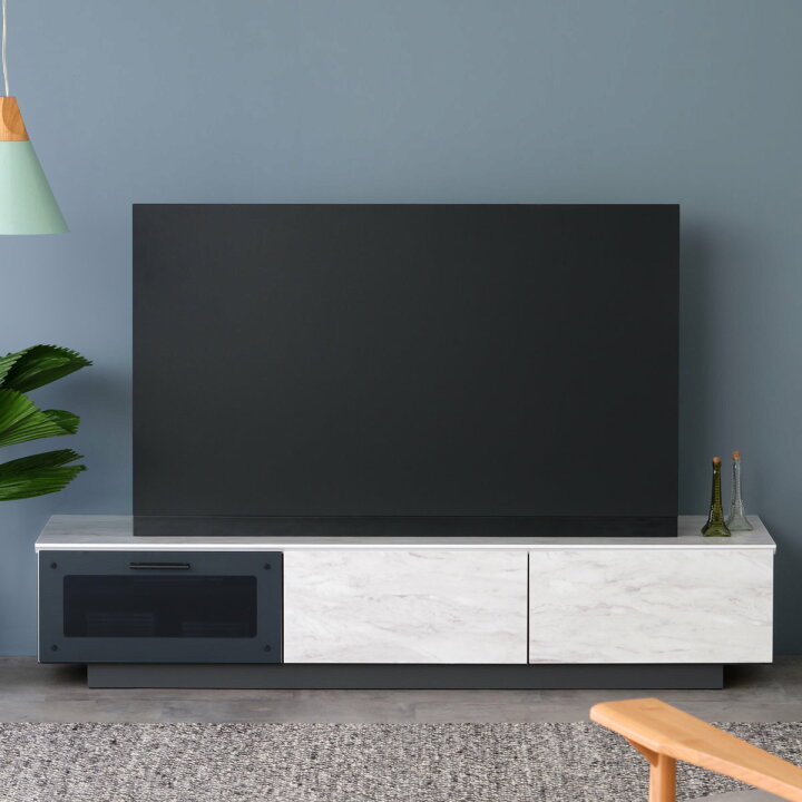 楽天市場】テレビ台 ローボード 大理石調 スタイリッシュデザイン 約幅 