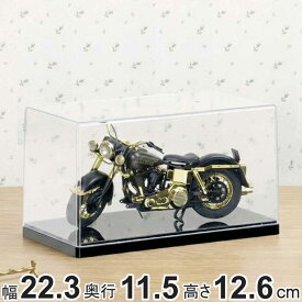ディスプレイケース 深型 フラットタイプ 幅22.3×奥行11.5×高さ12.6cm （ コレクションケース 収納ケース フィギュアケース クリア スタッキング ボックス ディスプレーケース 透明 飾る コレクション ）