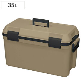 クーラーボックス 35L アイセル35 サンドベージュ （ 保冷 クーラーBOX 保冷ボックス クーラーバッグ 冷蔵ボックス 35リットル クーラー ボックス BOX キャンプ アウトドア ショルダーベルト付き ハンドル付き ）