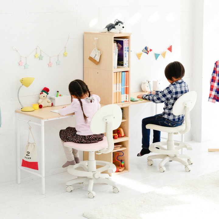 楽天市場】学習机 ツインデスク 幅95cm 高さ調節 切り離し可能 