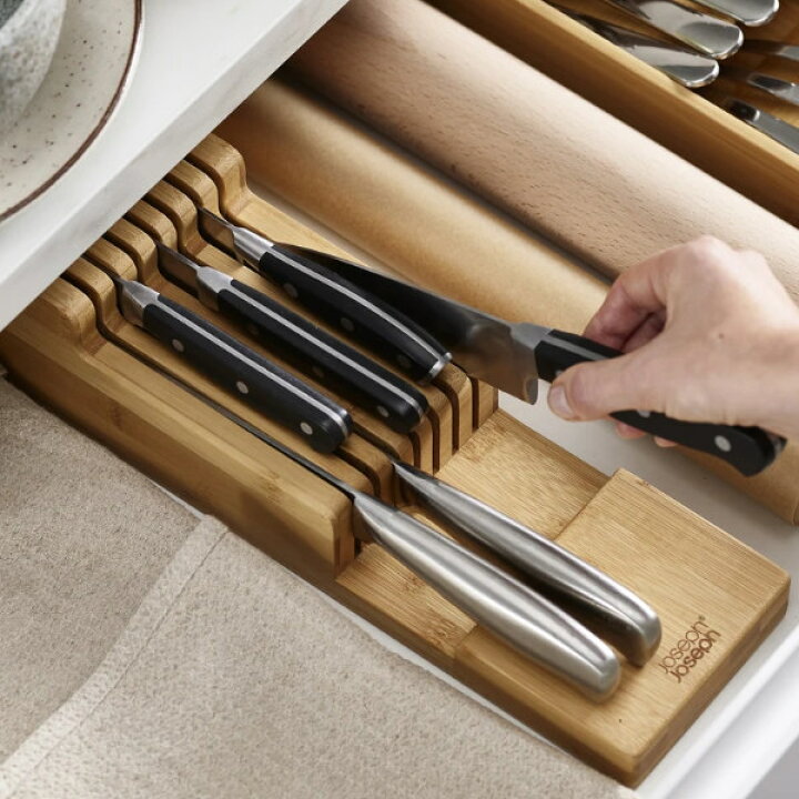楽天市場 Joseph Joseph 包丁スタンド ドロワーオーガナイザー ナイフトレー バンブー ジョゼフジョゼフ 木製 ナイフスタンド 包丁差し 竹 横置き 引き出し 収納 包丁立て ナイフ 包丁 スタンド 整理 ナイフケース 包丁収納 引出し リビングート 楽天市場店