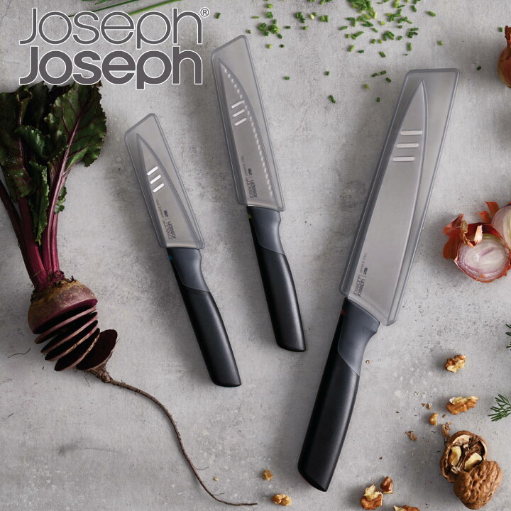 楽天市場】Joseph Joseph 包丁 エレベートナイフ ケース付き 3ピース  