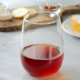 ワイングラス 490ml ボルゴノーヴォ デュカール ガラス （ タンブラー グラス コップ カップ ステムレス ワイン カクテル お酒 フローズンドリンク ミニパフェ 脚なし おしゃれ ）