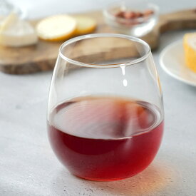 ワイングラス 520ml ボルゴノーヴォ デュカール ガラス （ タンブラー グラス コップ カップ ステムレス ワイン カクテル お酒 フローズンドリンク ミニパフェ 脚なし おしゃれ ）