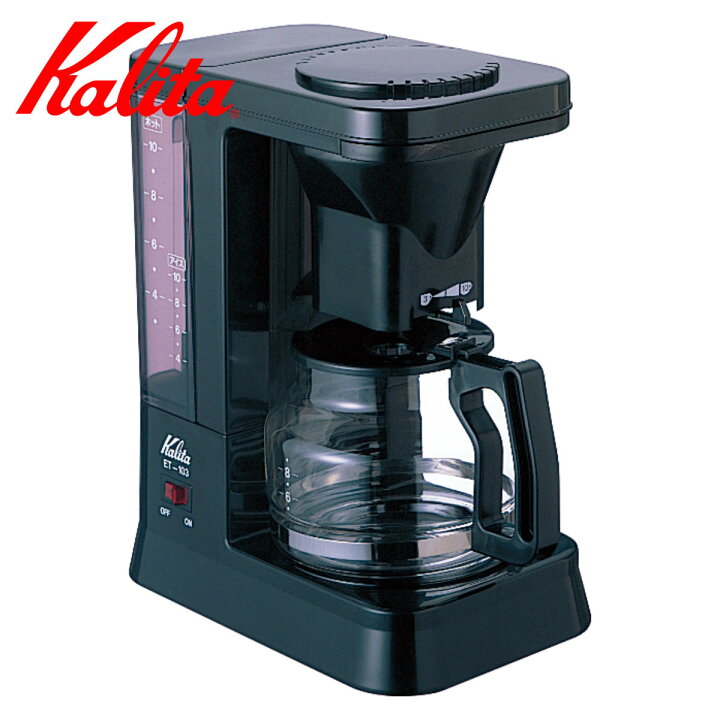 楽天市場】Kalita カリタ コーヒーメーカー ET-103 ブラック 