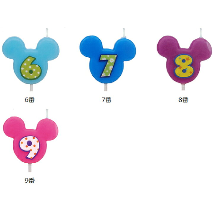 92円 国内正規品 ディズニー ハッピーバースデーキャンドル 1番 1歳 1才 誕生