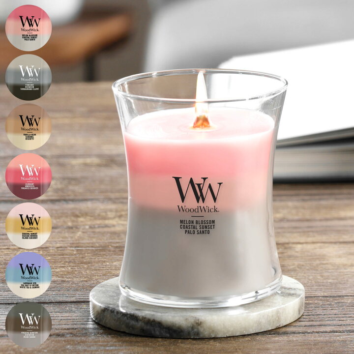 楽天市場】アロマキャンドル ウッドウィック WoodWick トリロジー 