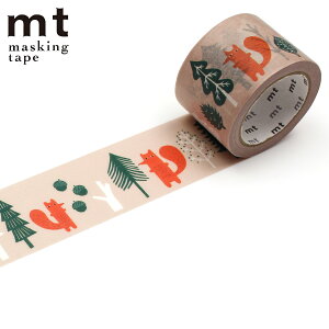 マスキングテープ mt Donna Wilson 森のなかのシリル 30mm×7m ( マステ 幅広 カモ井 カモ井加工紙 貼ってはがせる シール エムティー ラッピング ステッカー 手帳 デコレーション アレンジ おしゃ