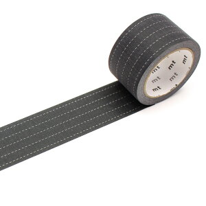 書く描くテープ マスキングテープ 点線・黒 25mm×7m mt ( マステ カモ井 カモ井加工紙 書ける 書き込める 水性ペン 鉛筆 貼ってはがせる シール かわいい 手帳 デコレーション アレンジ おし