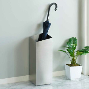 傘立て RHOMBUS ロングタイプ ステンレス ( アンブレラスタンド スリム傘立て 傘スタンド 玄関 傘 収納 玄関収納 ステンレス製 木製 北欧 傘立 スタイリッシュ シルバー 傘収納 シンプル おし